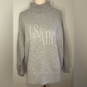 All Saints Gray Crewneck Sweater